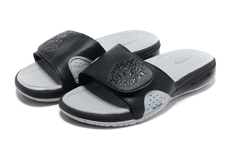 Nike Lebron James Massage Hydro Sandal Black Grey