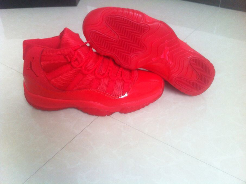 Nike Jordan 11 Retro Basketball Shoes All Red