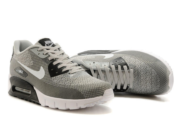 Nike Air Max 90 Grey White Running Shoes