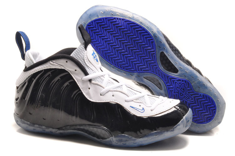 Nike Penny Hardaway Black White Blue Sole Shoes