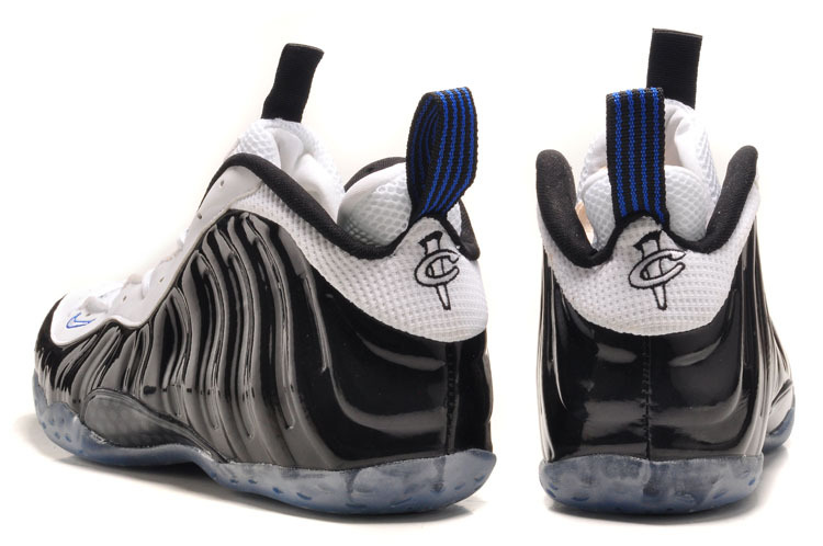 Nike Penny Hardaway Black White Blue Sole Shoes