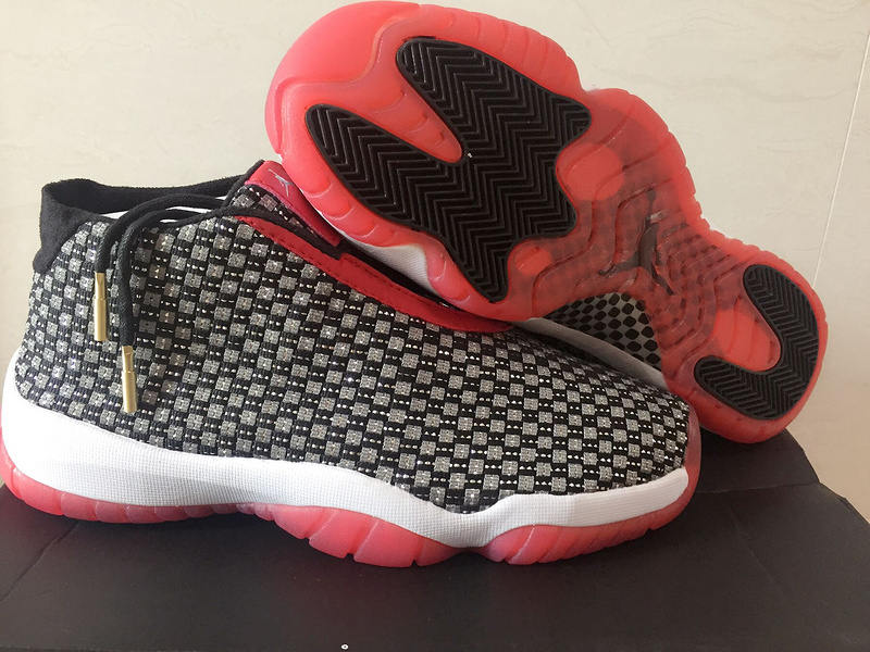 New Nike Air Jordan Future Black Red Whihte