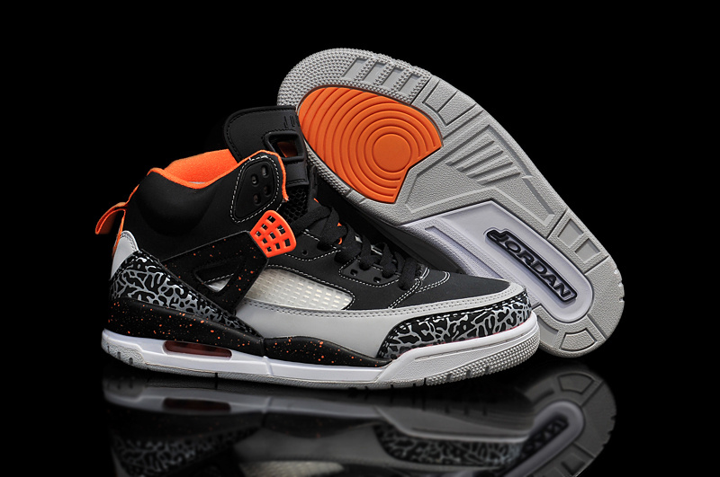 jordan spizike orange and black