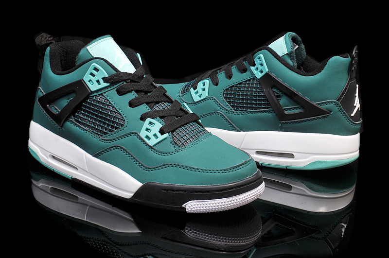 2015 Jordan 4 Retro Shoes Green Black White 2015 Jordan 4 Retro Shoes Green Black White