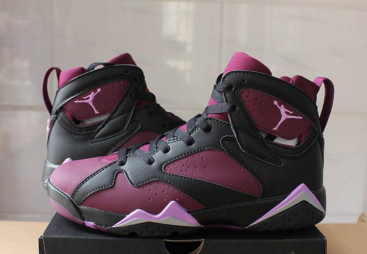 Nike Air Jordan 7 Retro Mulberry Purple Black Basketball Shoes