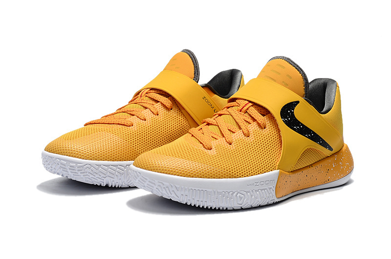 2017 Nike Air Zoom Actual Combat Yellow White Black Shoes - Click Image to Close