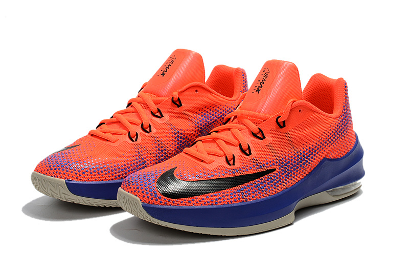 2017 Nike Air Zoom Cushion Basketball Shoes Orange Blue