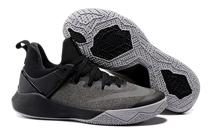 2017 Nike Air Zoom Team Black Grey Shoes