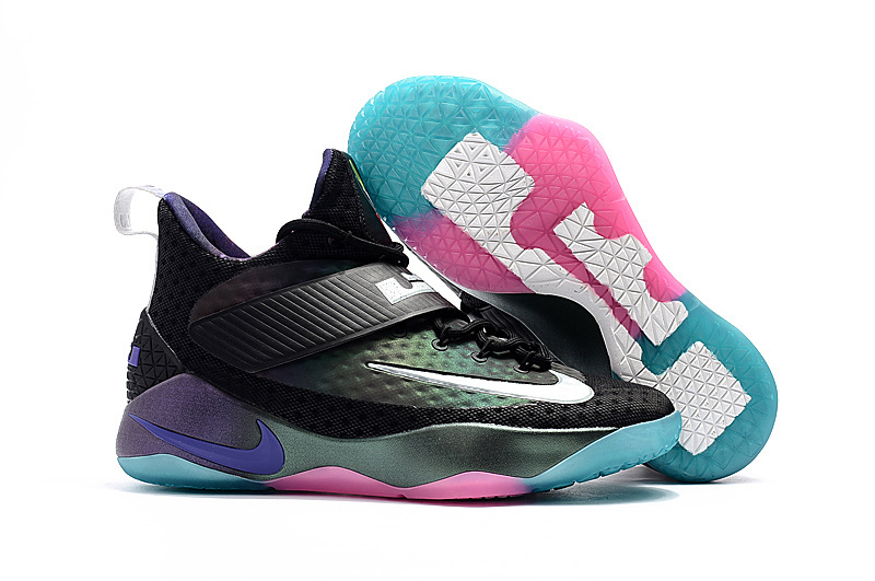 lebron blue and pink shoes