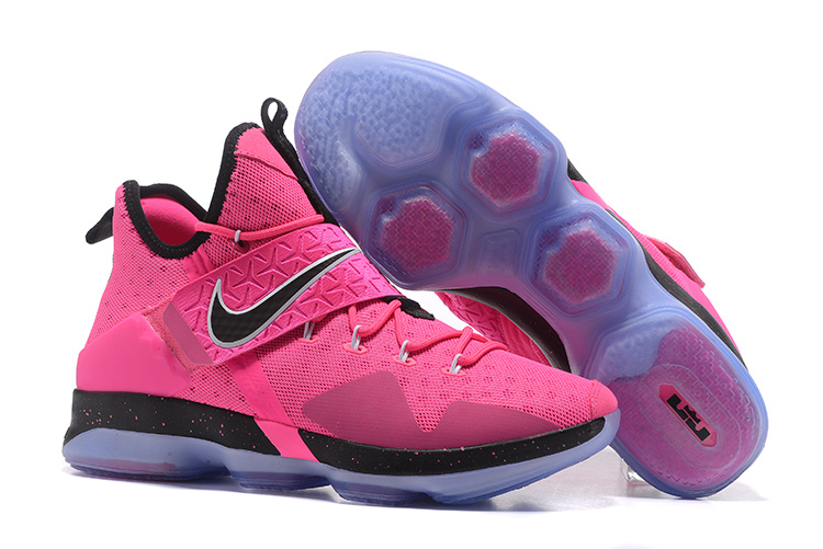 pink lebrons 14