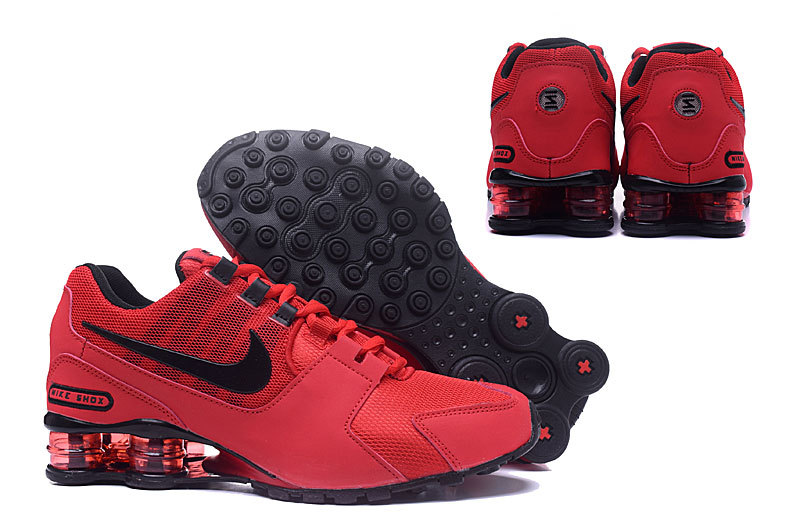 2017 Nike Shox Current Red Black Shoes