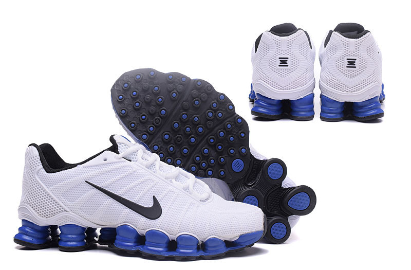 2017 Nike Shox TLX White Blue Black Shoes