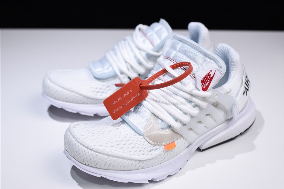 2018 new off white x nike air presto white black cone shoes