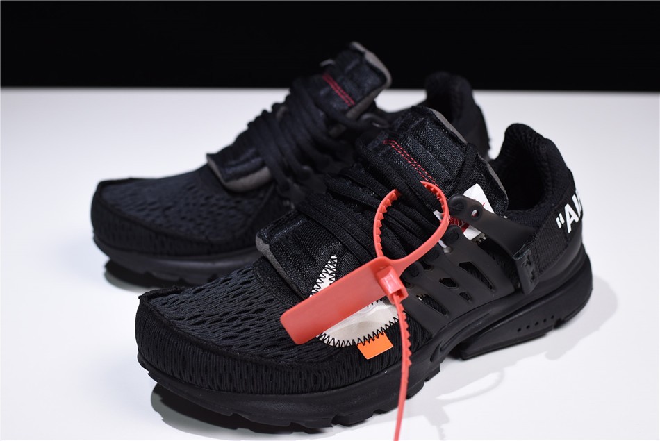 black nike off white presto