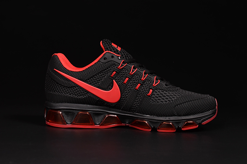 Women 20K8 2010 Nike Air Max Tailwind 8 Black Red KPU Shoes