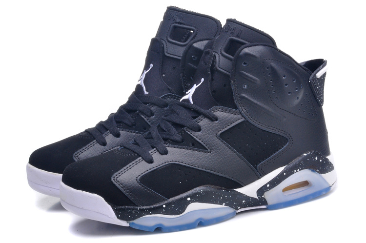 Nike Air Jordan 6 Oreo Black White For Women