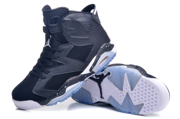 Nike Air Jordan 6 Oreo Black White For Women