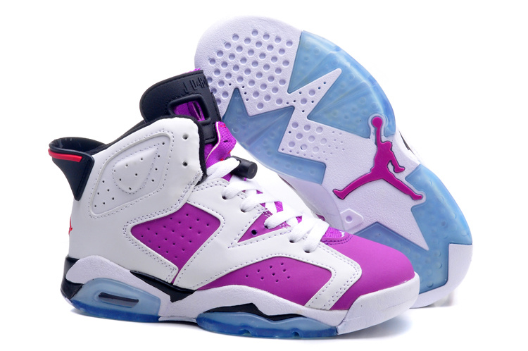 Nike Air Jordan 6 White Pink For Women