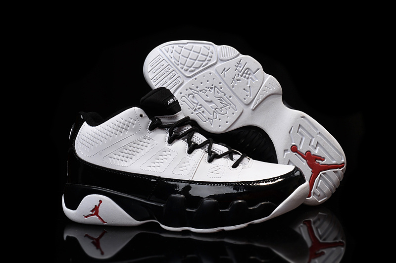 Nike Jordan 9 Low 30th White Black Shoes - Click Image to Close