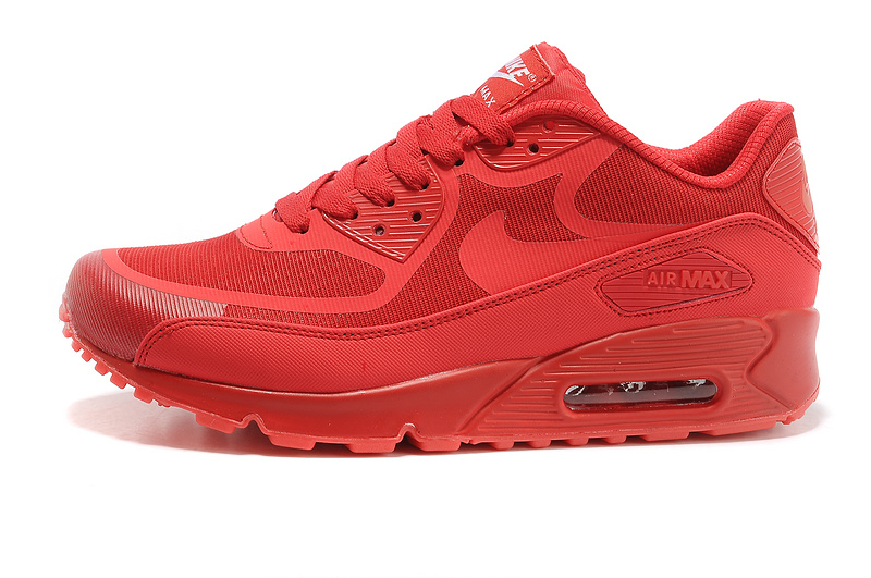 New Nike Air Max 90 All Red Shoes