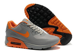 Nike Air Max 90 Mesh Grey Orange Shoes