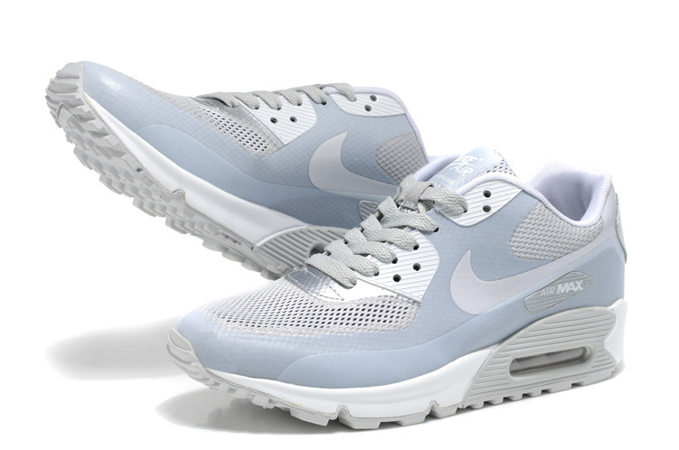 Nike Air Max 90 Mesh Grey Silver Shoes