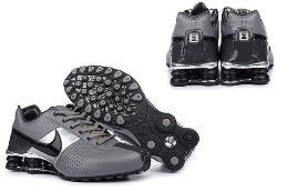 Cheap Men Nike Shox OZ D Grey Black Silver