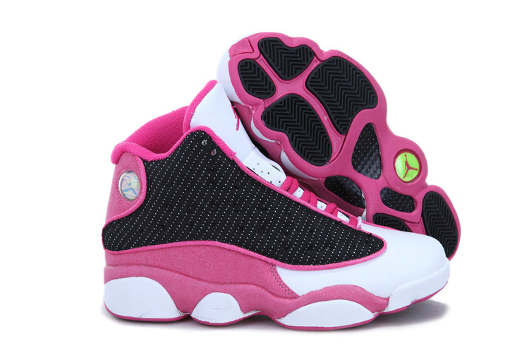 Nike Jordan 13 Womens Basketball Shoes White Black