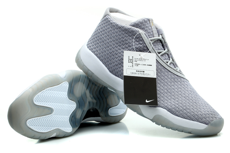 Nike Jordan Future Glow Shoes Grey White