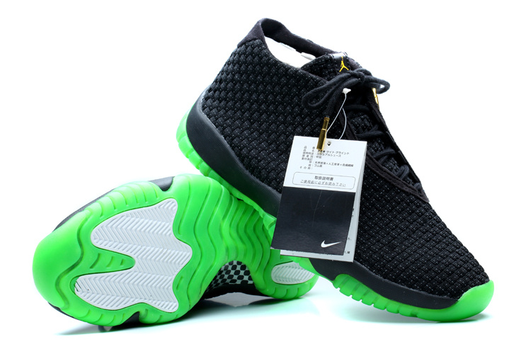 Nike Jordan Future Shoes Black Green