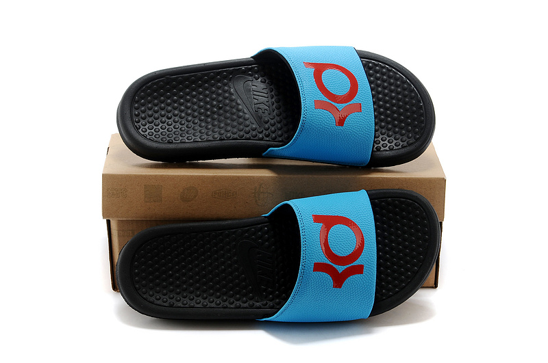 Nike Kevin Durant 6 Massage Hydro Sandal Black Blue