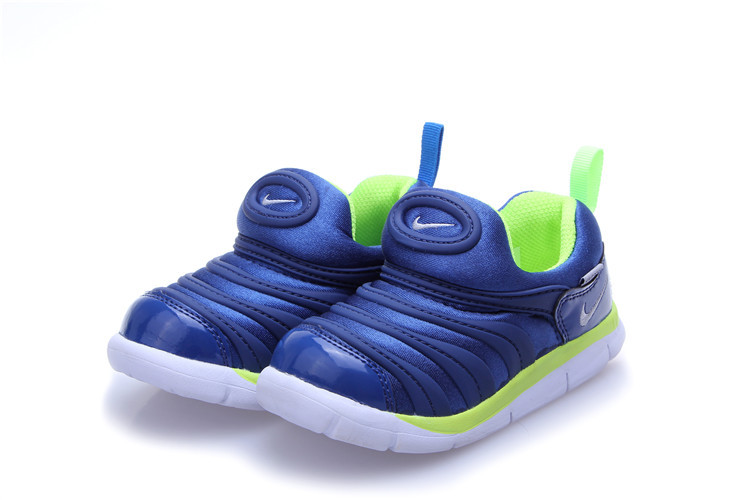 Nike Dynamo Free Blue Green White Shoes For Kids