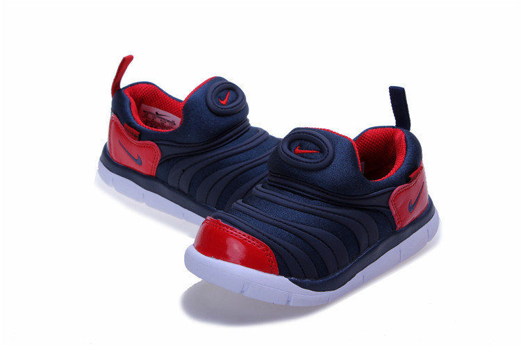 Nike Dynamo Free Dark Blue Red White Shoes For Kids