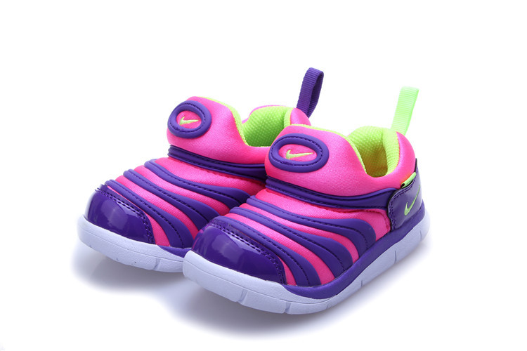 Nike Dynamo Free Pink Purple White Shoes For Kids