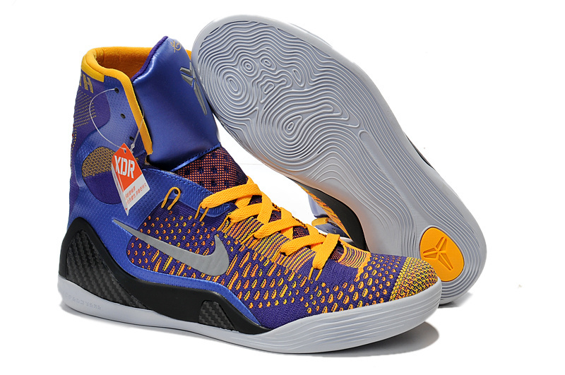 kobe bryant shoes yellow and black