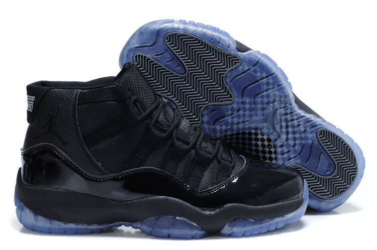 jordan 11 black and blue