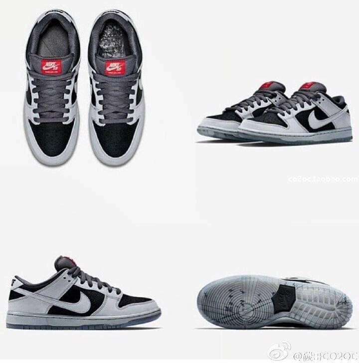 Atlas x Nike SB Dunk Low QS 35mm Grey Black Shoes