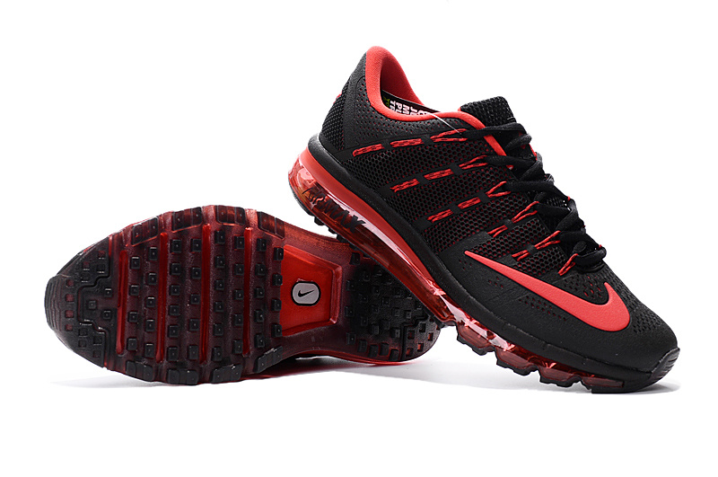 Women Nike Air Max 2016 Black Red Shoes