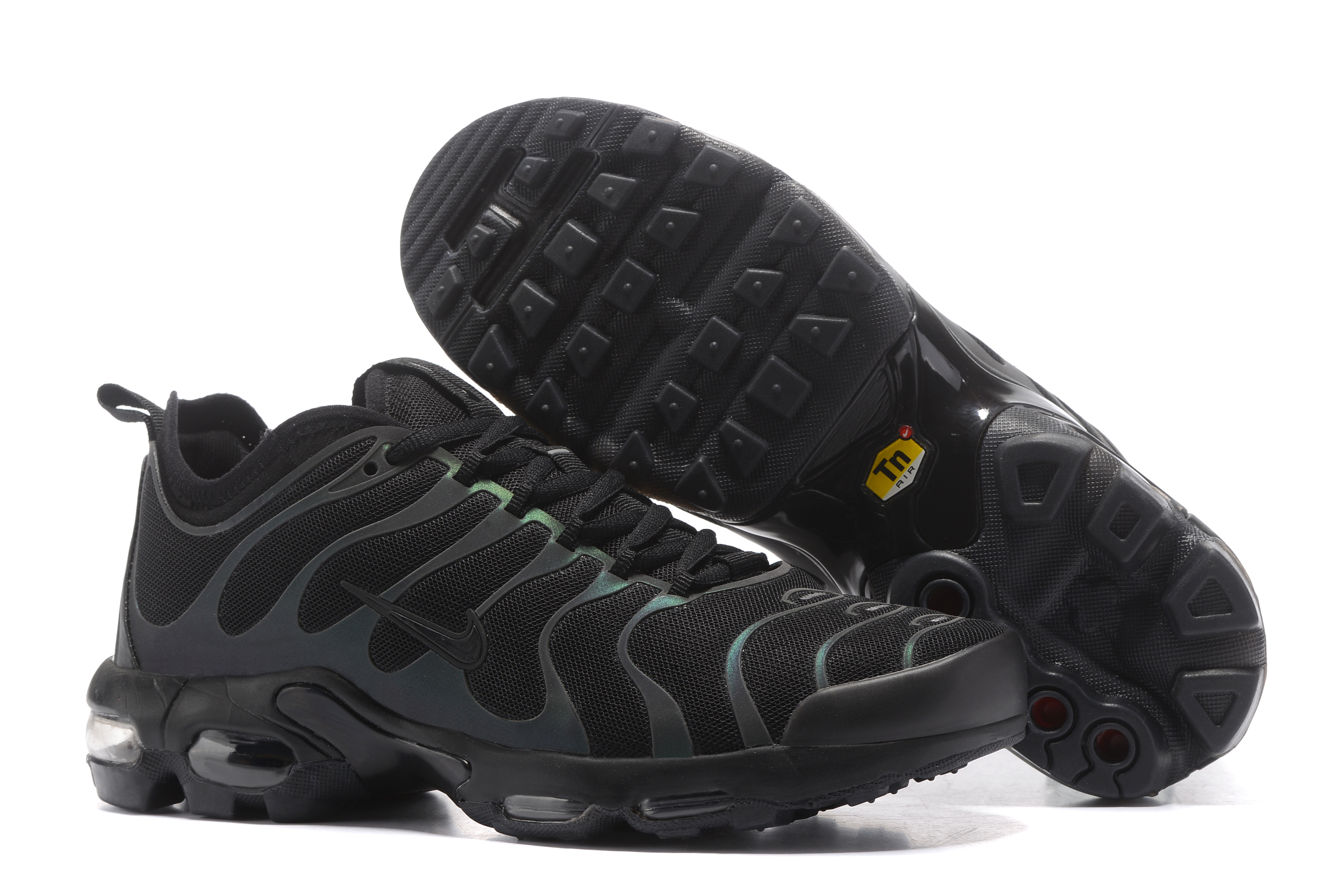 Nike Air Max Plus TN All Black Shoes - Click Image to Close