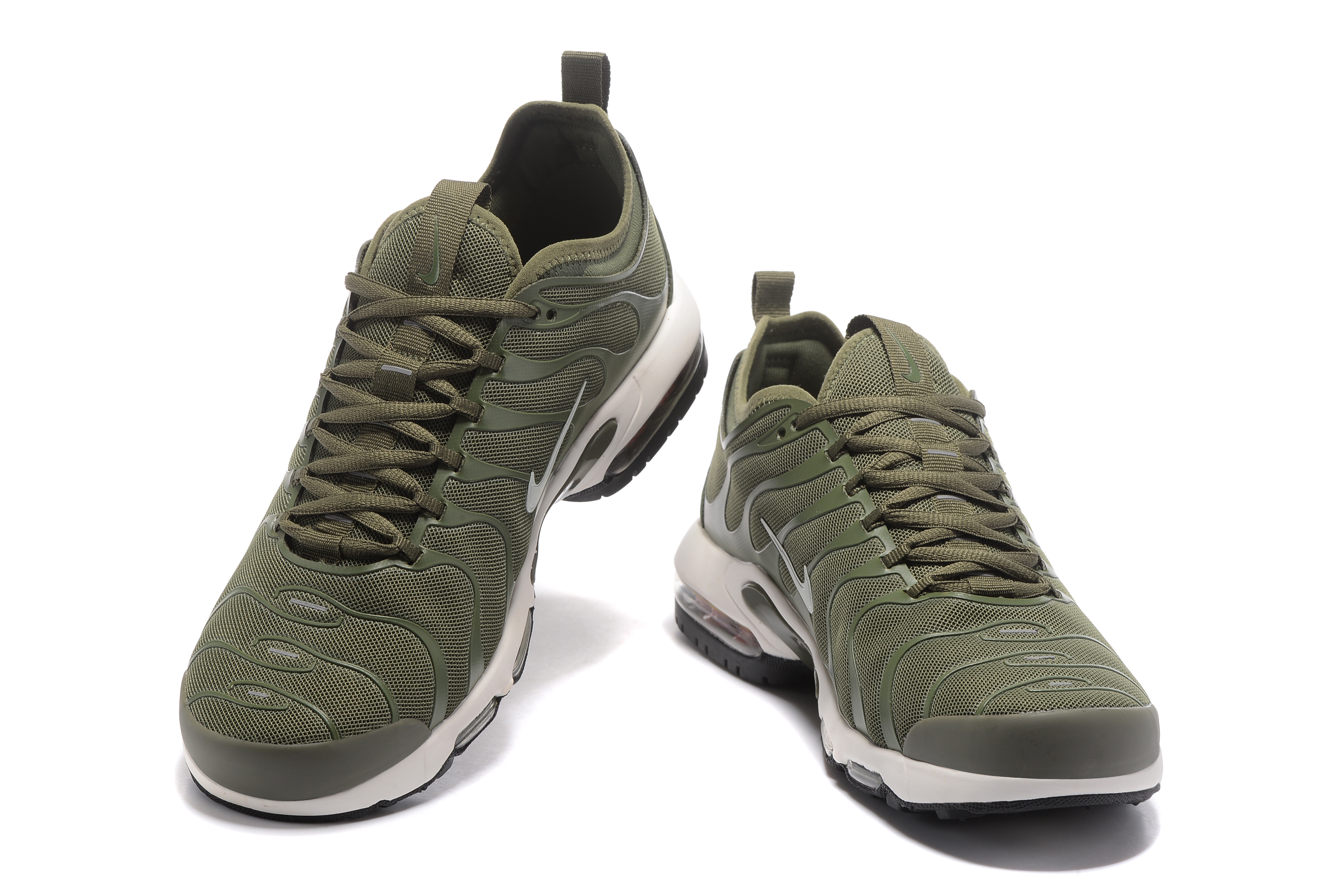 army green air max plus