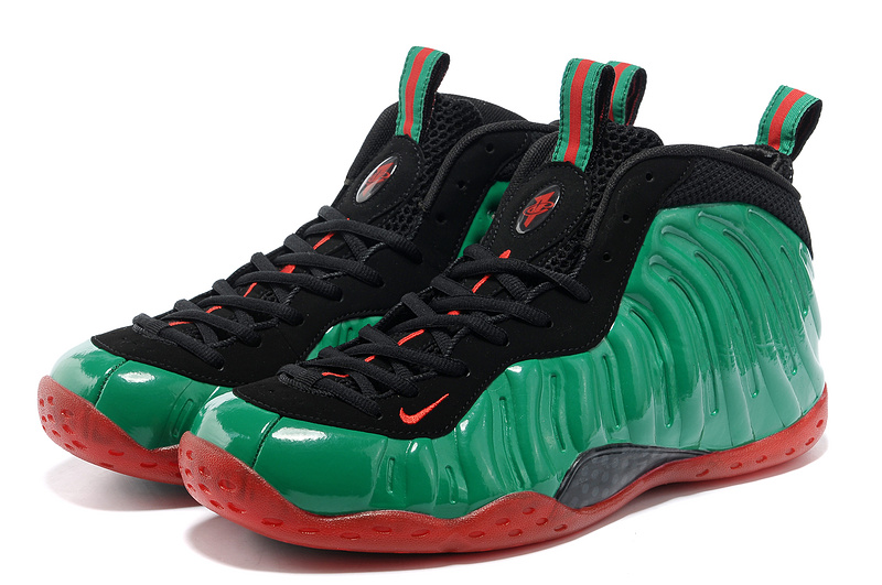 Nike Air Foamposite One Shooting Stars Black Green Red Shoes