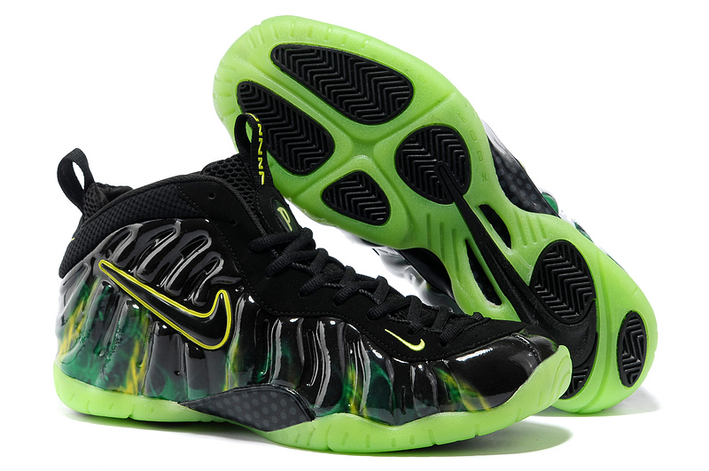 Nike Air Foamposite One Shooting Stars Black Green Shoes