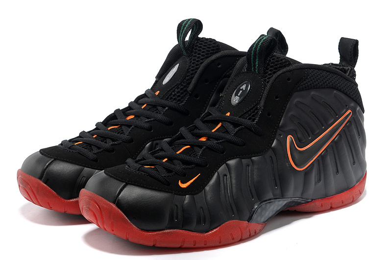 Nike Air Foamposite One Shooting Stars Black Red Shoes - Click Image to Close