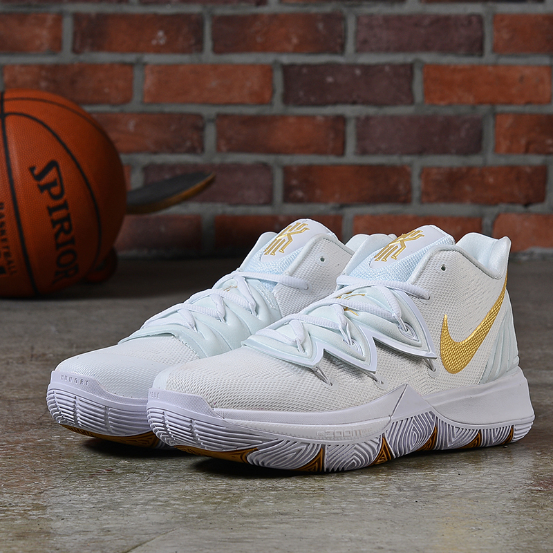 kyrie 5 white gold