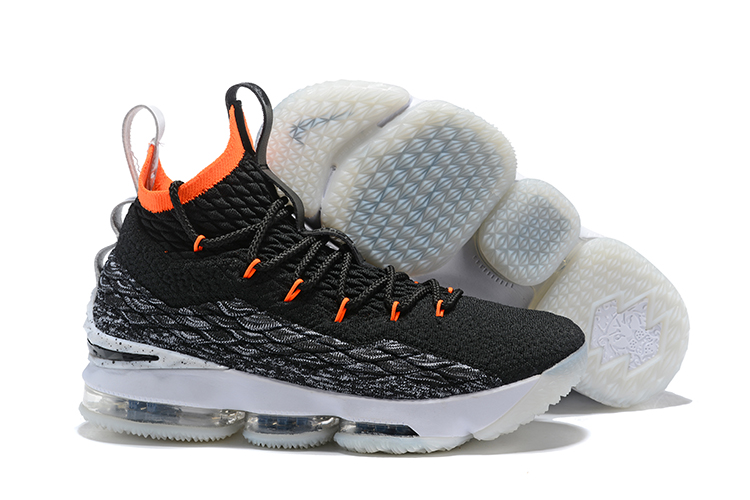 grey and orange lebron 15