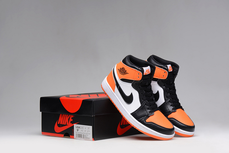2015 Nike Jordan 1 Dunk Black Orange White Shoes 2015 Nike Jordan 1 Dunk Black Orange White Shoes