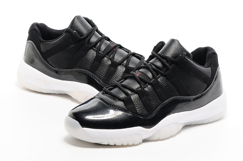 Nike Air Air Jordan 11 Low 72 11 Black White Red Basketball Shoes