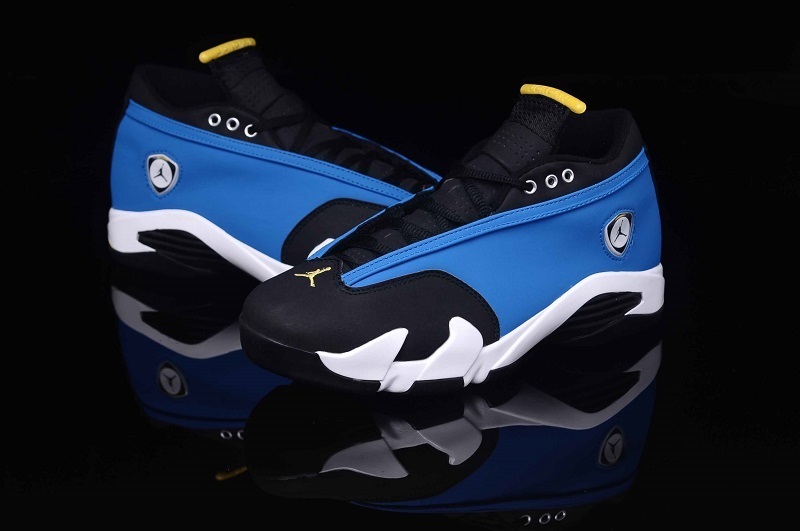 2015 Latest Nike Air Jordan 14 Low Blue Black For Women 2015 Latest Nike Air Jordan 14 Low Blue Black For Women