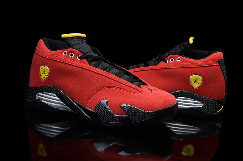 2015 Latest Nike Air Jordan 14 Low Red Black Yellow For Women 2015 Latest Nike Air Jordan 14 Low Red Black Yellow For Women