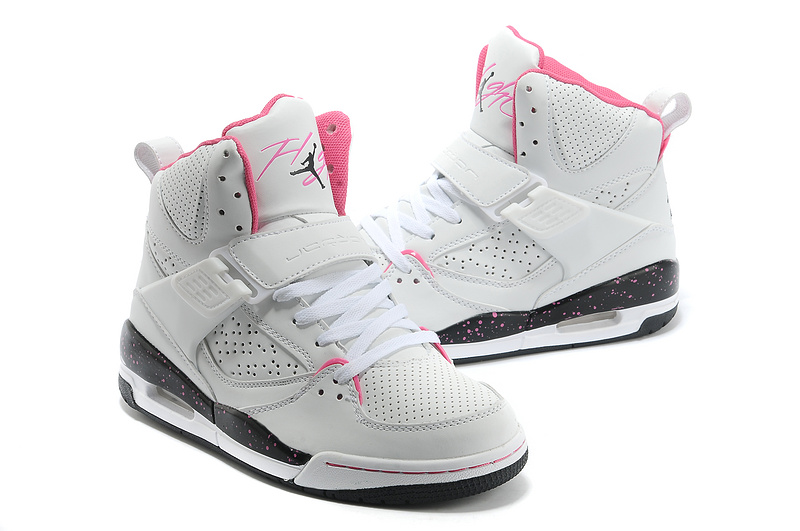 Air Jordan Flight 4.5 White Pink Black For Women